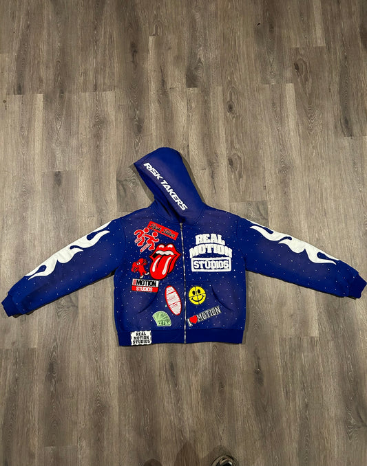 RMS "I LOVE MOTION" ZIP UP ( ROYAL BLUE )