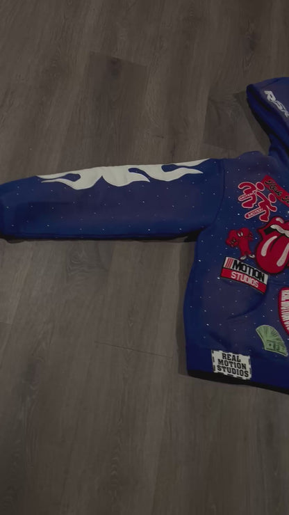 RMS "I LOVE MOTION" ZIP UP ( ROYAL BLUE )